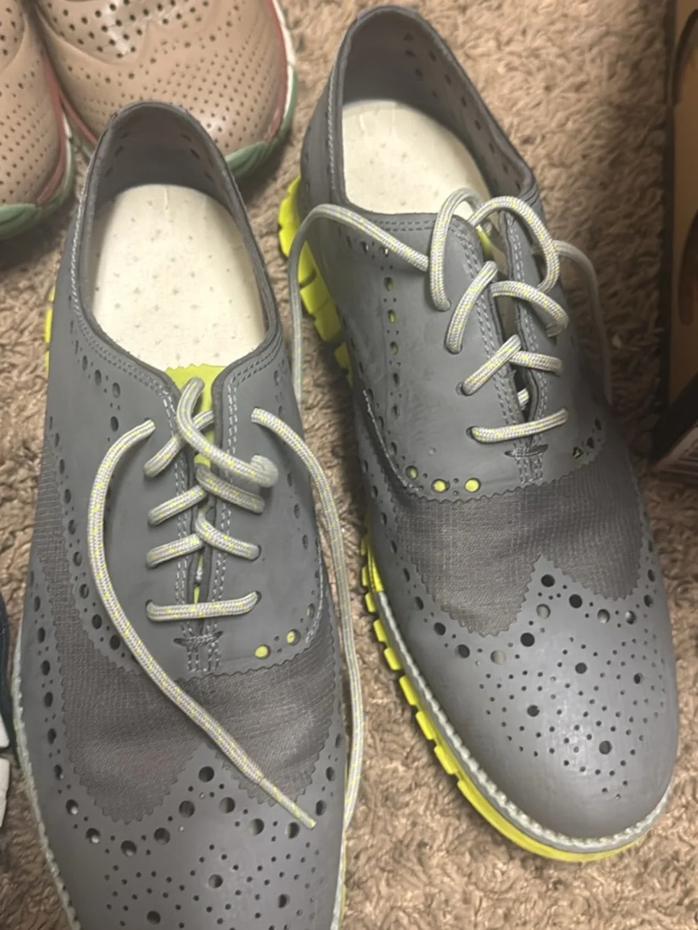 Cole Haan different styles and colors. Wingtip Derby Oxfords